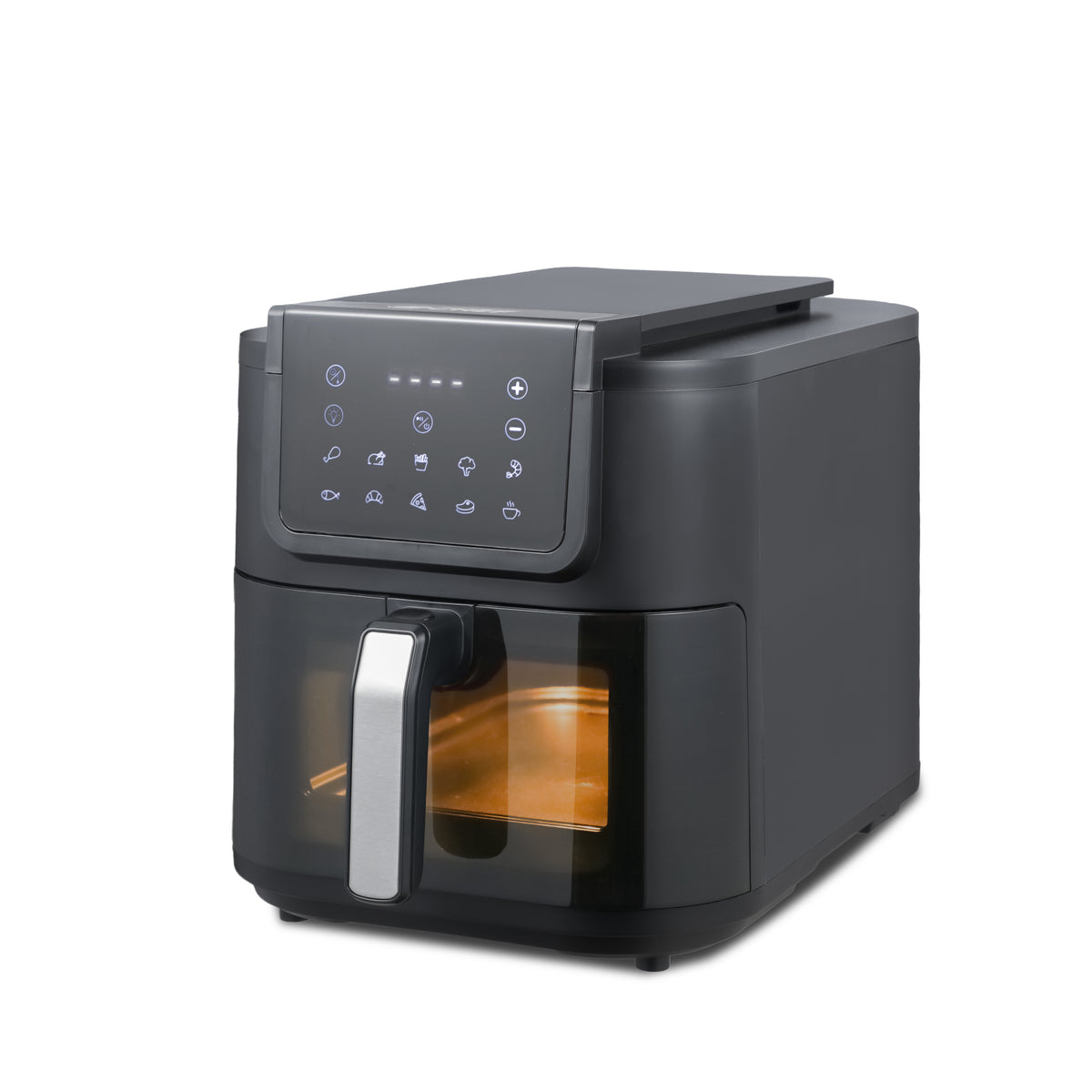 Commercial Chef Digital 8 Qt Air Fryer Oven, CHAFD8B, Black
