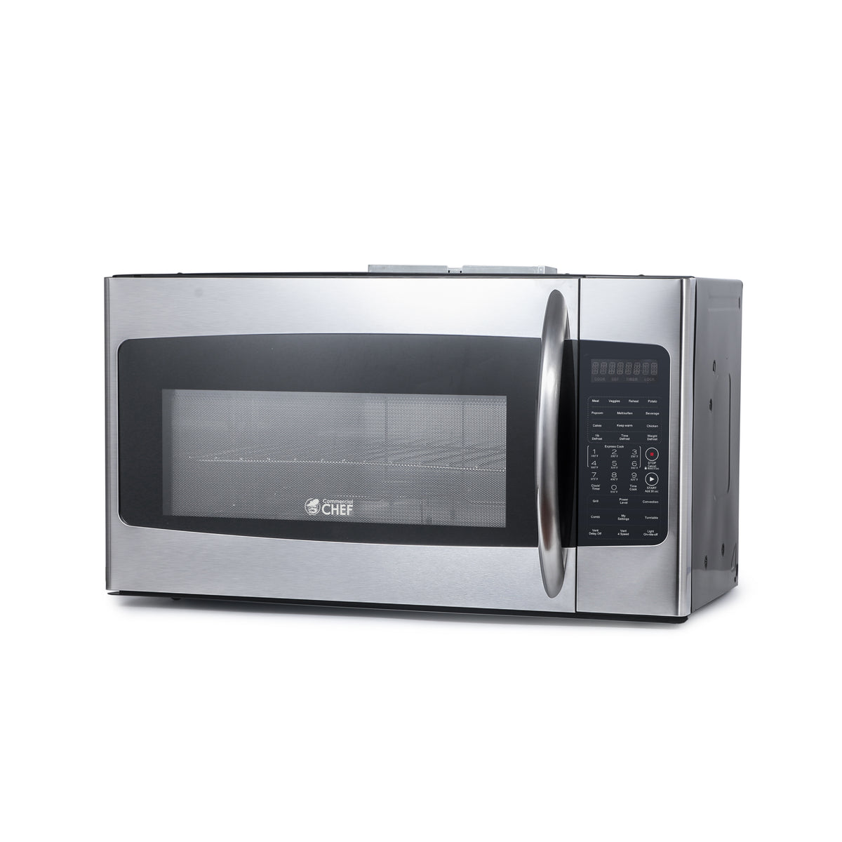 Commercial CHEF 1.7 Cu. Ft. SS Over-the-Range Microwave