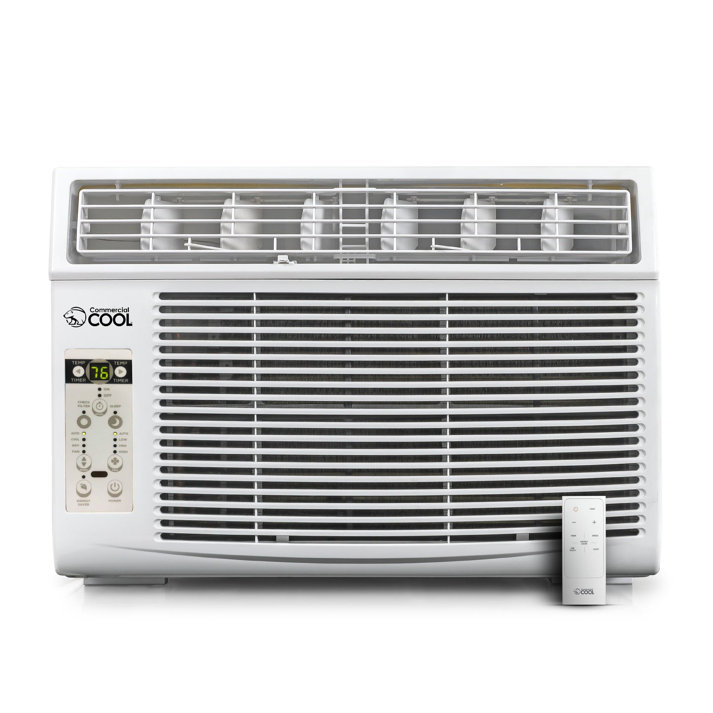 COMMERCIAL COOL Air Conditioner 10,000 BTU with Remote Control and Adjustable Thermostat, Air Conditioner Window Unit up to 450 Sq. Ft. with Electronic Controls & Digital Display, Window AC Unit,  CWAM10W6C