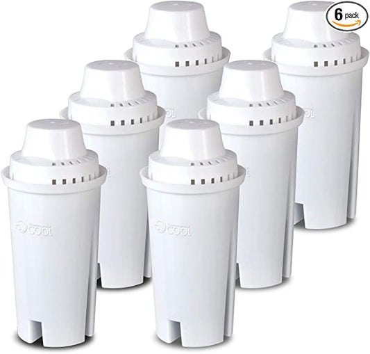 Commercial Cool CCWFB6 Brita Water Filter Replacements 6 Pack