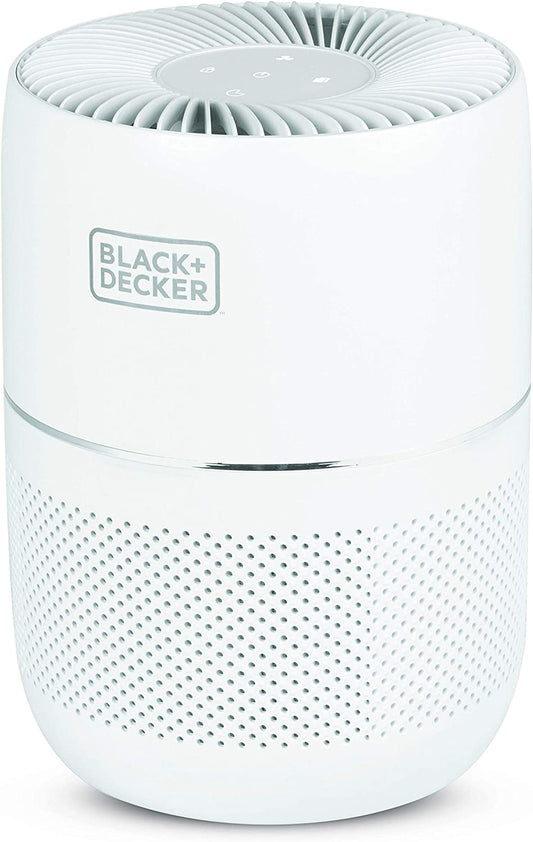 BLACK+DECKER Tabletop HEPA Air Purifier with 3-Stage Filtration System