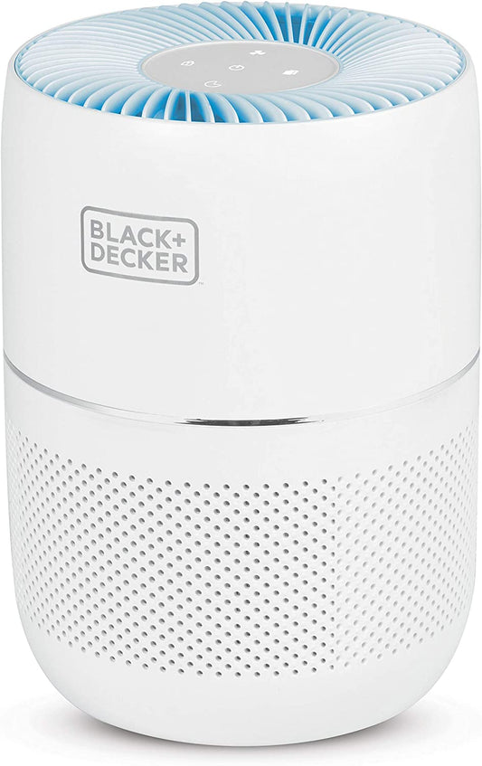 BLACK+DECKER Tabletop HEPA Air Purifier with 3-Stage Filtration System