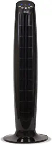 BLACK+DECKER Freestanding 36 Inch Quiet Oscillating Tower Fan with Remote Control