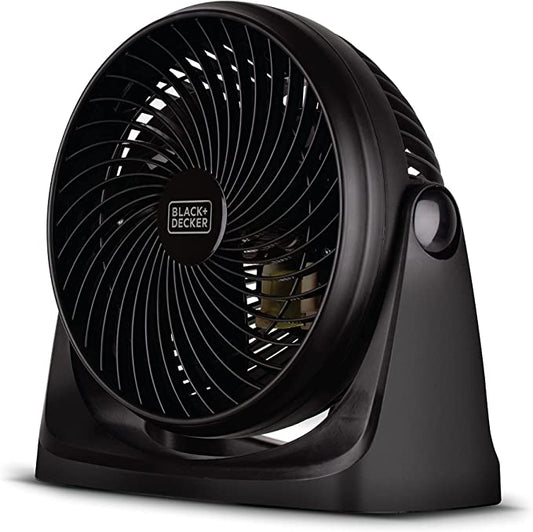 BLACK+DECKER Portable 7 Inch Table Fan with Adjustable Tilt for Quiet Cooling