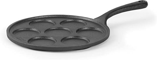 COMMERCIAL CHEF Cast Iron Mini Pankcake Griddle