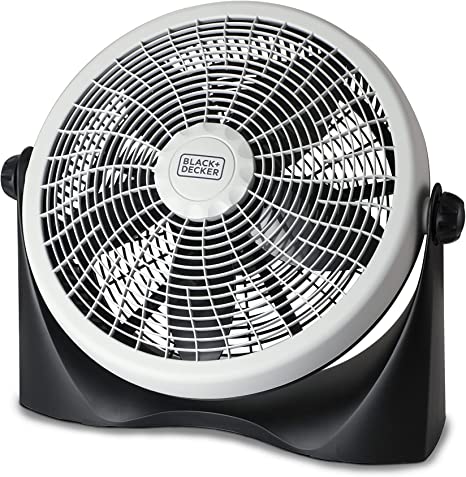 BLACK+DECKER Cooling Fan with 3 Fan Settings, Adjustable Tilt Angle and Sturdy Base