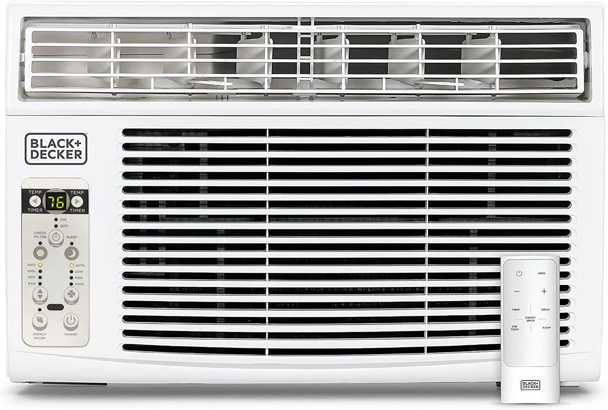 BLACK+DECKER 10000 BTU Window Air Conditioner for 450 Square Feet with Remote Control