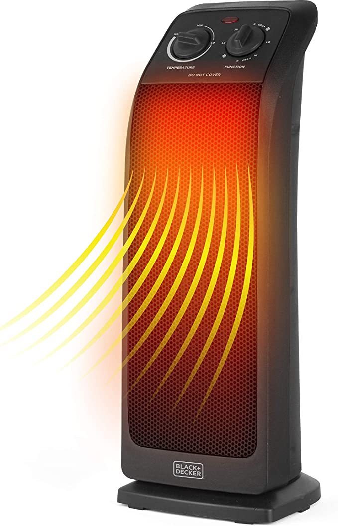 BLACK+DECKER 1500W Ceramic Tower Heater