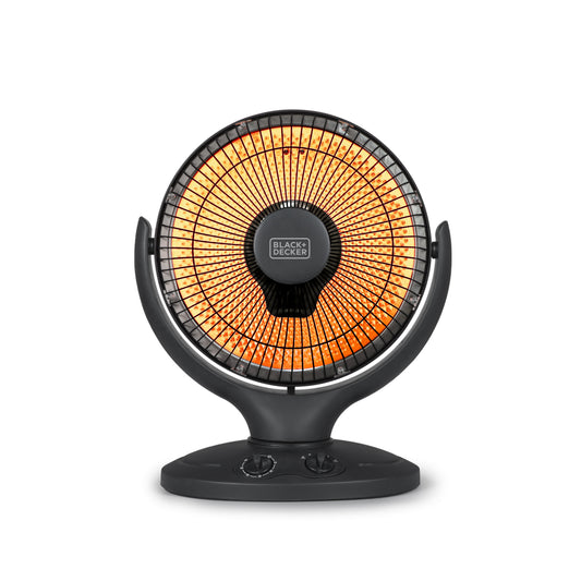 BLACK+DECKER Portable Heater for Rooms up to 161 Sq. Ft., Black