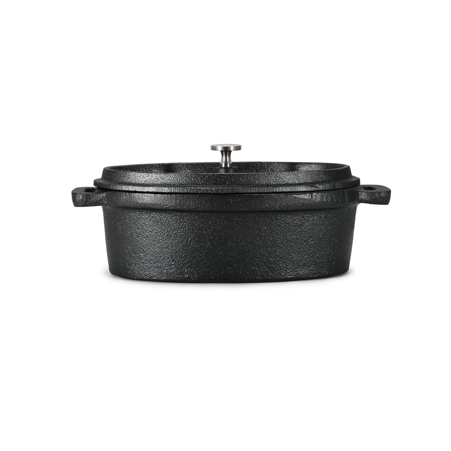 COMMERCIAL CHEF Mini Casserole Dish with Lid, 0.63 Qt. Cast Iron Casserole Dish