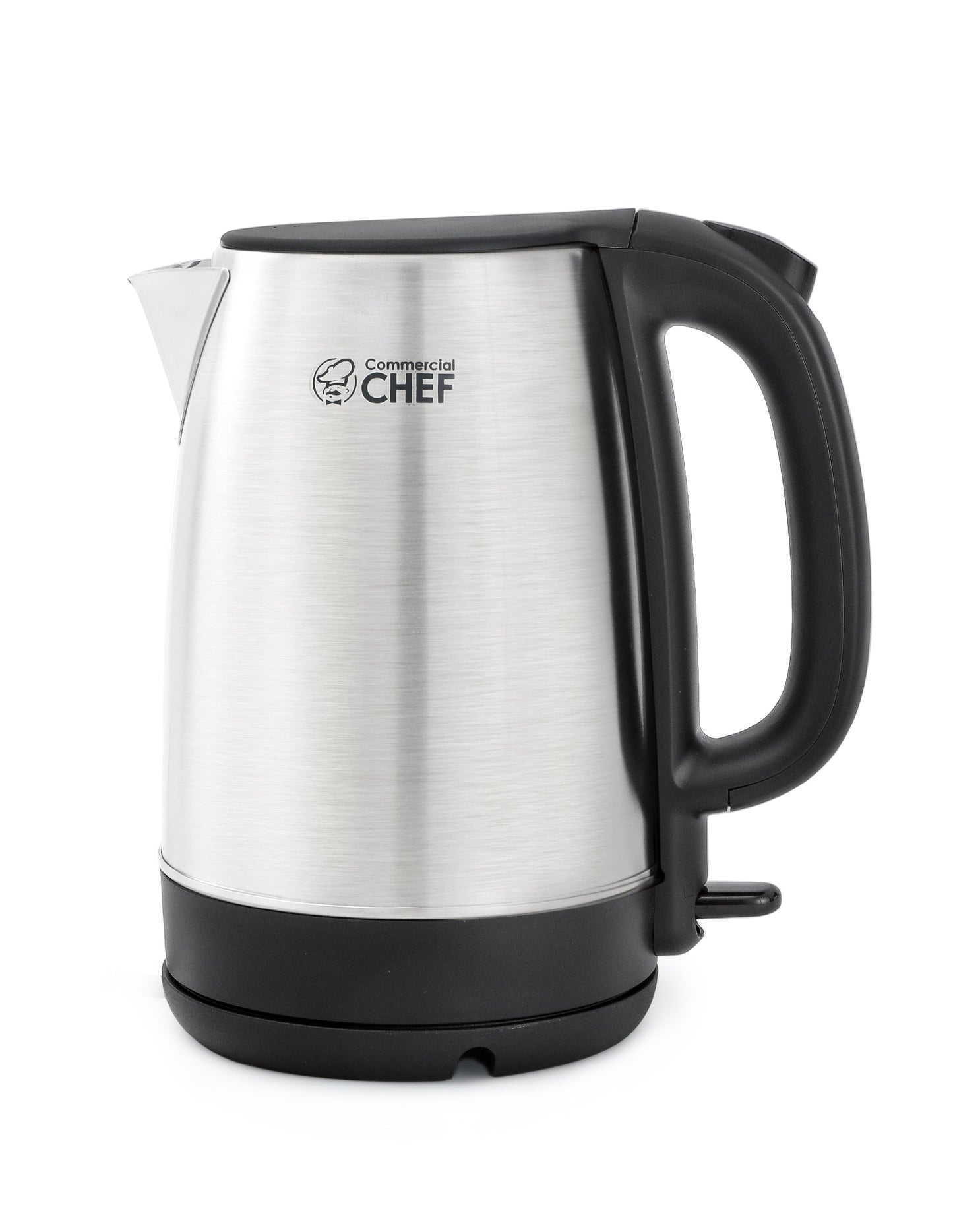 COMMERCIAL CHEF Cordless Stainless Steel Kettle 1.7L 1500W, Stainless Steel