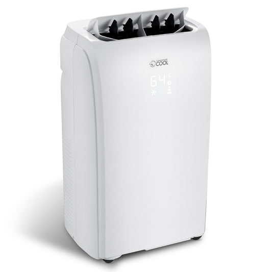 COMMERCIAL COOL 6,000 BTU DOE (12,000 BTU ASHRAE) Portable Air Conditioner with Heat, Remote Control, CPT12HW6, White