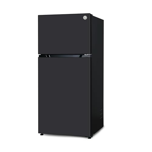 Commercial Cool 20 Cu. Ft. Top Mount Refrigerator with Freezer, 2-Door Refrigerator with Top Freezer and Adjustable Temperature Control, Ice Maker Ready, Energy Star Certified, Black
