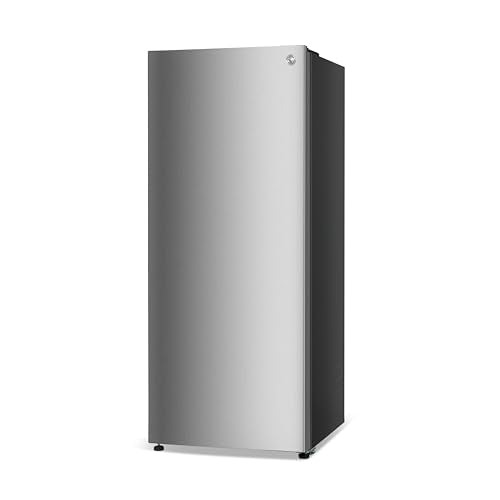 Commercial Cool 16.4 Cu. Ft. Convertible Freezer Refrigerator, Upright Fridge with Glass Shelves, Reversible Door, ENERGY STAR rated, Auto Defrost, CCUC1640GS, Stainless Look