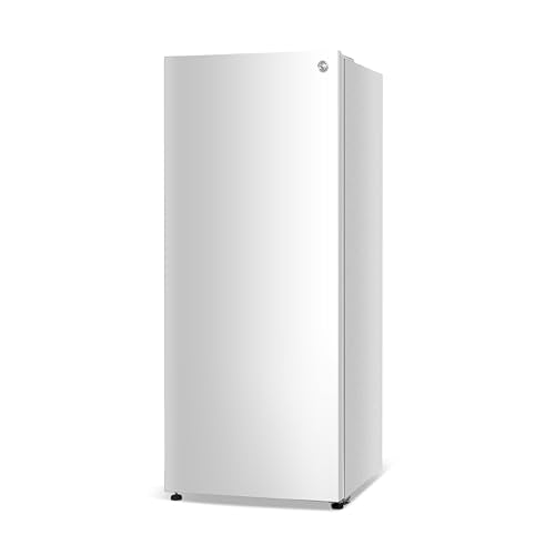 Commercial Cool 16.4 Cu. Ft. Convertible Freezer Refrigerator, Upright Fridge with Glass Shelves, Reversible Door, Energy Star Rated, Auto Defrost, CCUC1640GW, White