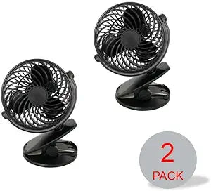 BLACK+DECKER 4 in. Convertible Clip Fan - 2 Pack