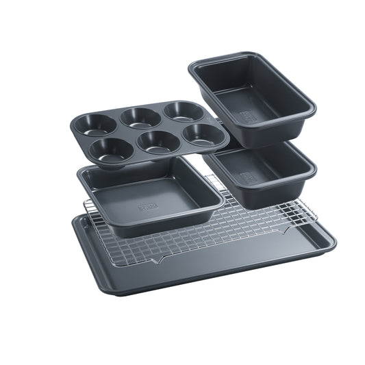BLACK+DECKER 6 pc Carbon Steel Bakeware Set