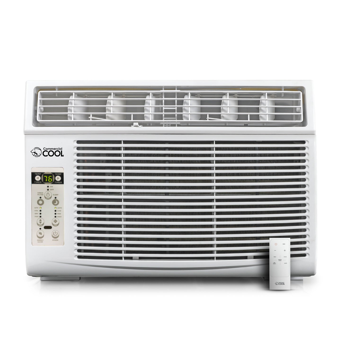 COMMERCIAL COOL Air Conditioner 12,000 BTU with Remote Control and Adjustable Thermostat, Air Conditioner Window Unit up to 550 Sq. Ft. with Electronic Controls & Digital Display, Window AC Unit