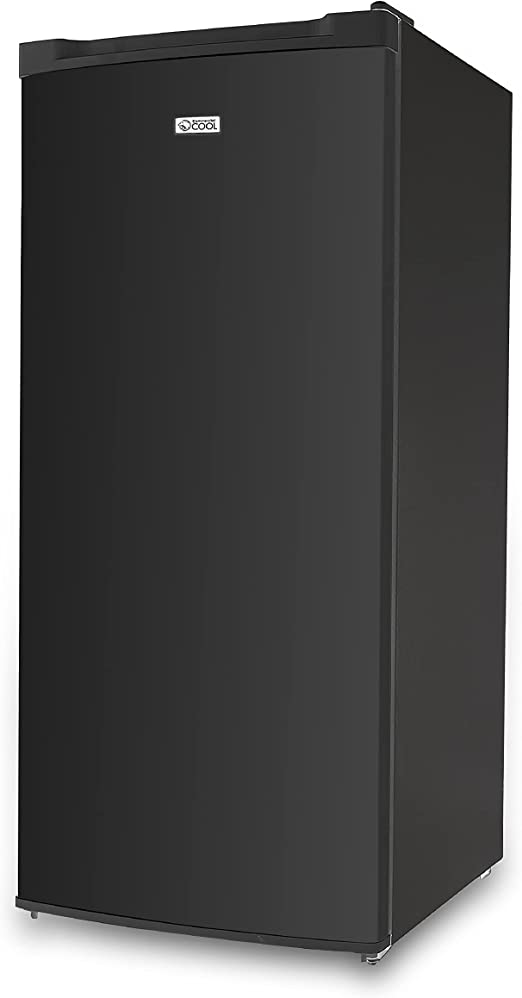 COMMERCIAL COOL Upright Freezer 5.0 Cu. Ft. with 4 Wire Shelves, Black