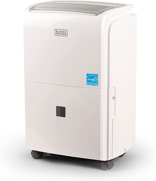 BLACK+DECKER 4500 Sq. Ft. Dehumidifier with Built-In Drain Pump for Continuous Drainage, for Large Spaces, Energy Star