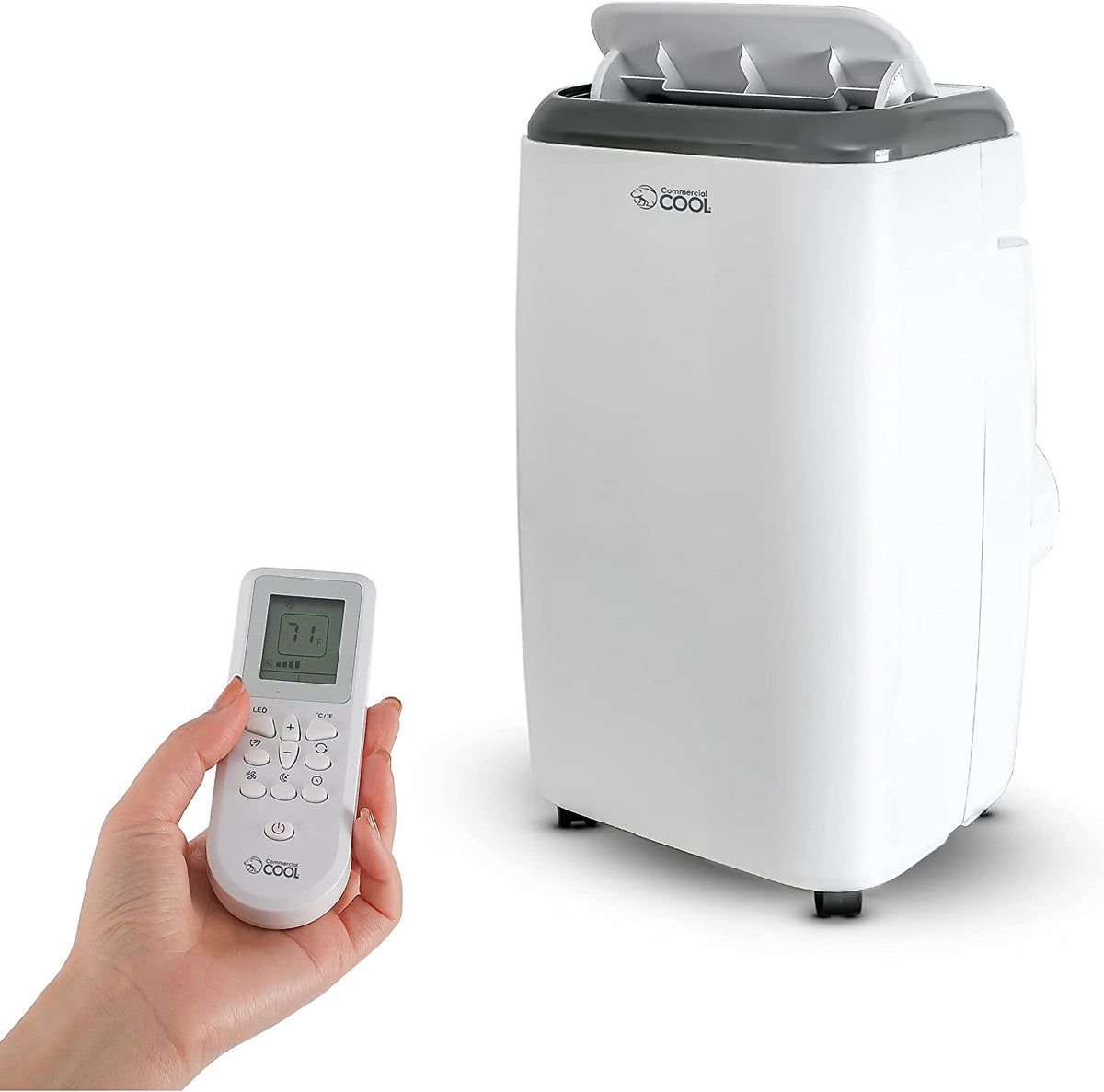COMMERCIAL COOL 14000 BTU Portable Air Conditioner with Heat and Remote Control