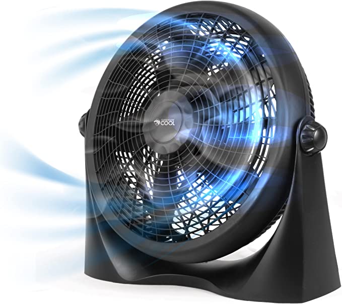 COMMERCIAL COOL 16 Inch High Velocity Floor Fan
