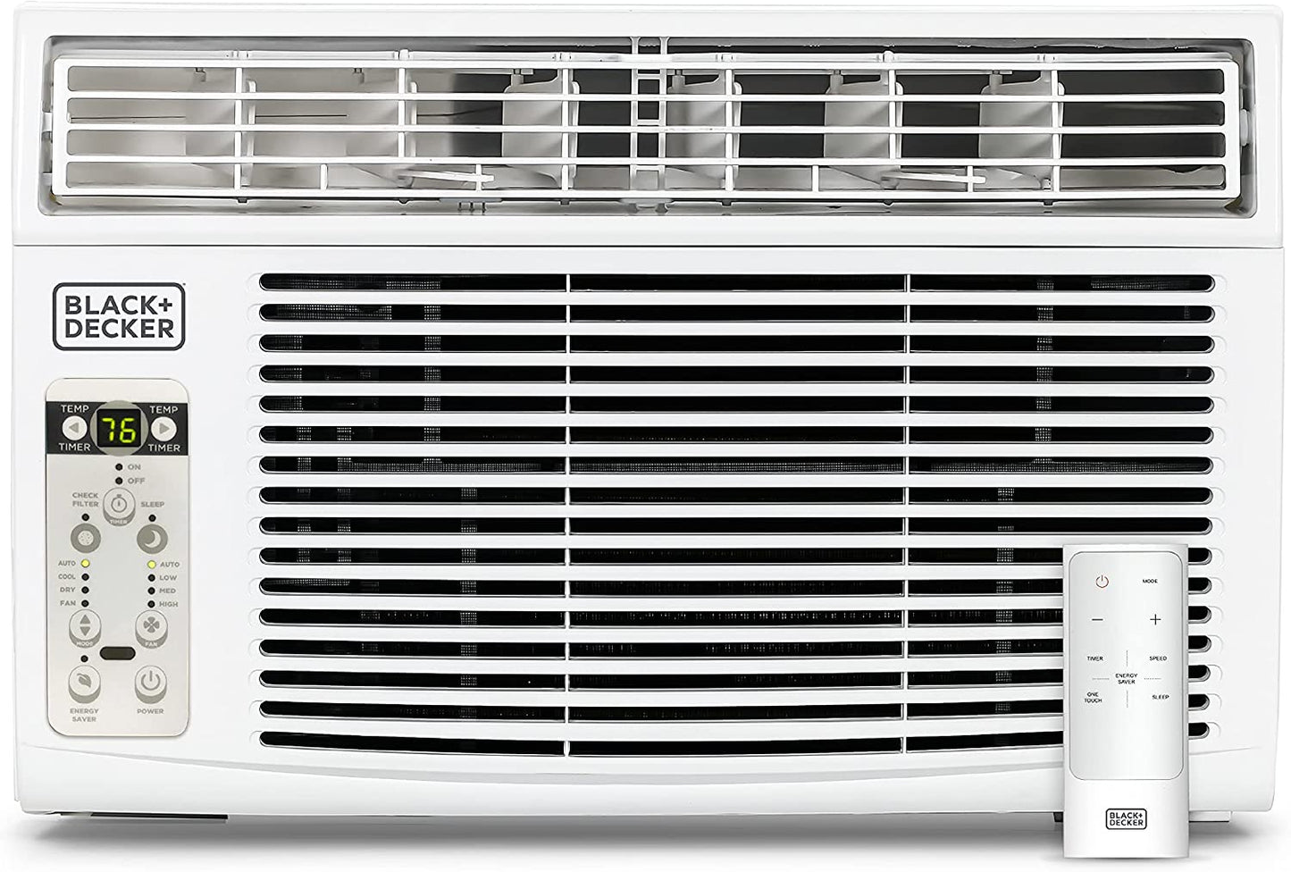 BLACK+DECKER 12000 BTU Window Air Conditioner for 550 Square Feet with Remote Control