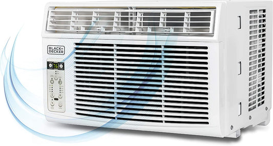 BLACK+DECKER 6000 BTU Window Air Conditioner for 250 Square Feet with Remote Control