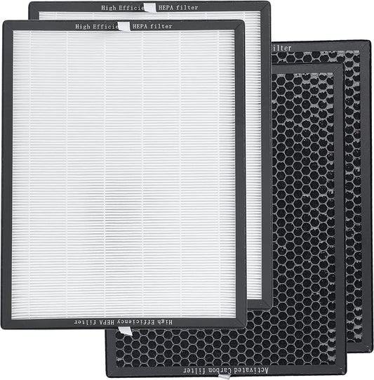 Replacement Air Purifier Filter BLACK + DECKER, AF4, Dual HEPA & Activated Carbon Filter, BAPUV250
