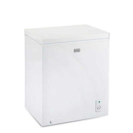 BLACK+DECKER 5.1 Cu. Ft. Chest Freezer, Holds up to 178 Lbs. of Frozen Food with Organizer Basket, BCFK516