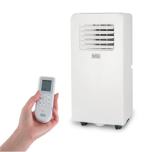 BLACK+DECKER 6,000 BTU (SACC/CEC) Portable Air Conditioner with Remote Control, BP06PWA, White