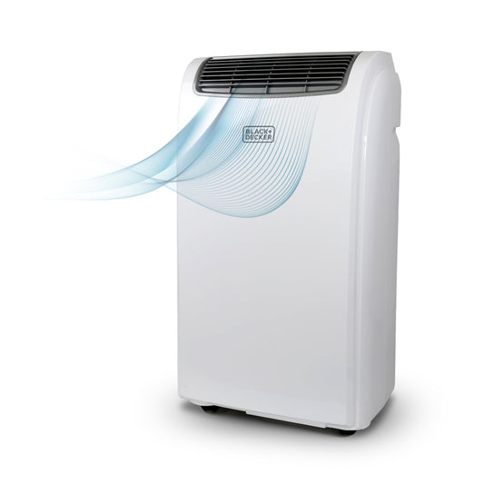 BLACK+DECKER 5000 BTU Portable Air Conditioner for 150 Square Feet Sq. Ft. with Remote Included