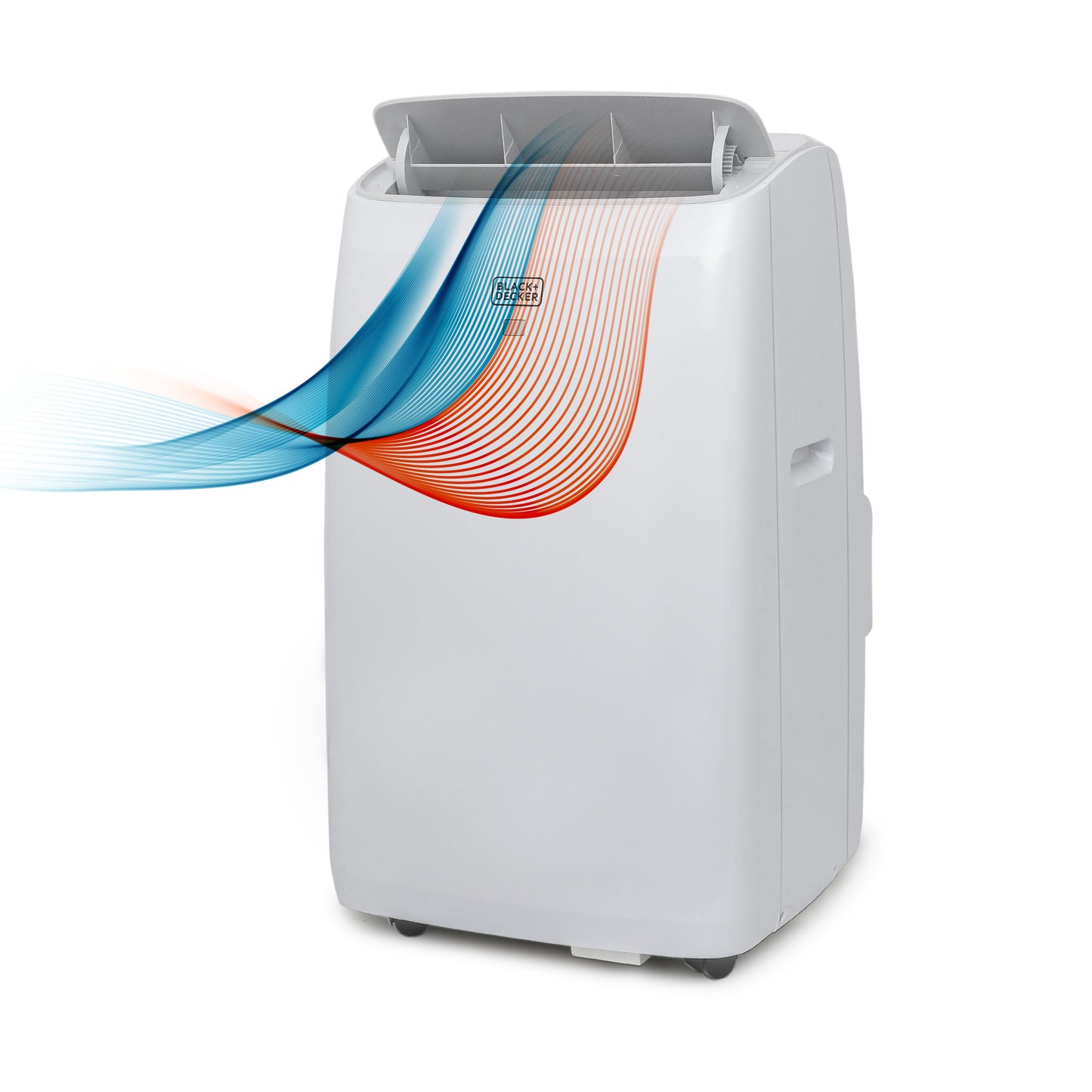BLACK+DECKER 10,000 BTU (SACC/CEC), 13,000 BTU Heating (ASHRAE 128) Portable Air Conditioner with Follow Me Remote, BPT10HWTB, White